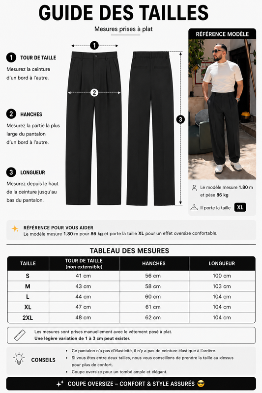 Pantalon Style Italien