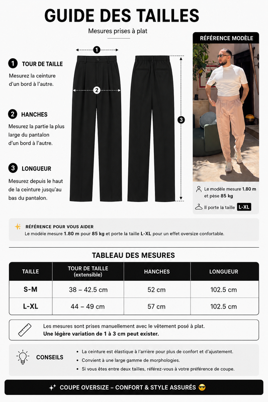 Pantalon  Style Italien